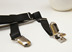 Garter vành đai đôi sử dụng chân vòng móc thời trang chống trượt kim loại mỏ vịt kẹp garter clip garter khóa áo sơ mi dây đai bó sát Nịt Tất