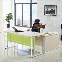 Dongguan office furniture boss desk simple modern manager table boss Table Chair Table 1 8 m computer desk