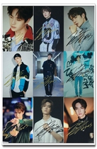 Choose 5 and get 1 free 2019 UNIQ Signature photo of Wang Yibo Autographed by Wang Yibo