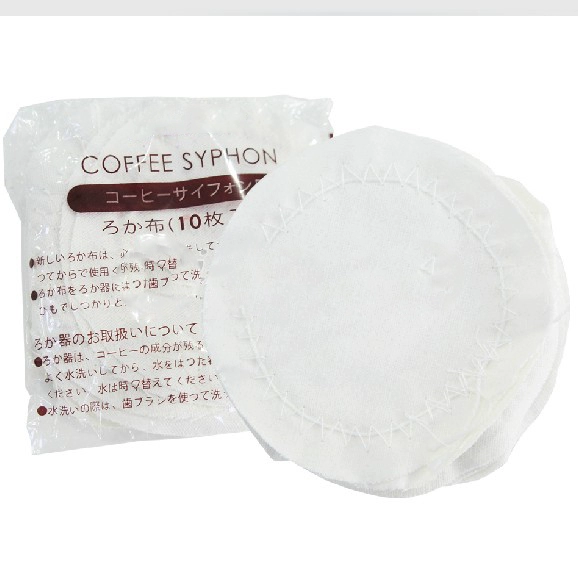 Nồi Moka có viên lọc giấy lọc cà phê số 3 56mm 6 Số 60mm giấy lọc tròn trắng - Cà phê