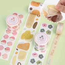 Hand account tape Girls monologue Small fresh washi tape Hand account diy decorative material sticker color tape