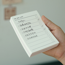 Korea ins sticky note paper can be torn super thick 150 creative to do book list