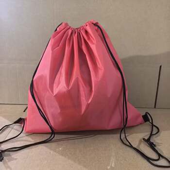 Outdoor sports drawstring pocket drawstring backpack lightweight water-repellent fabric storage bag basketball bag basketball storage bag