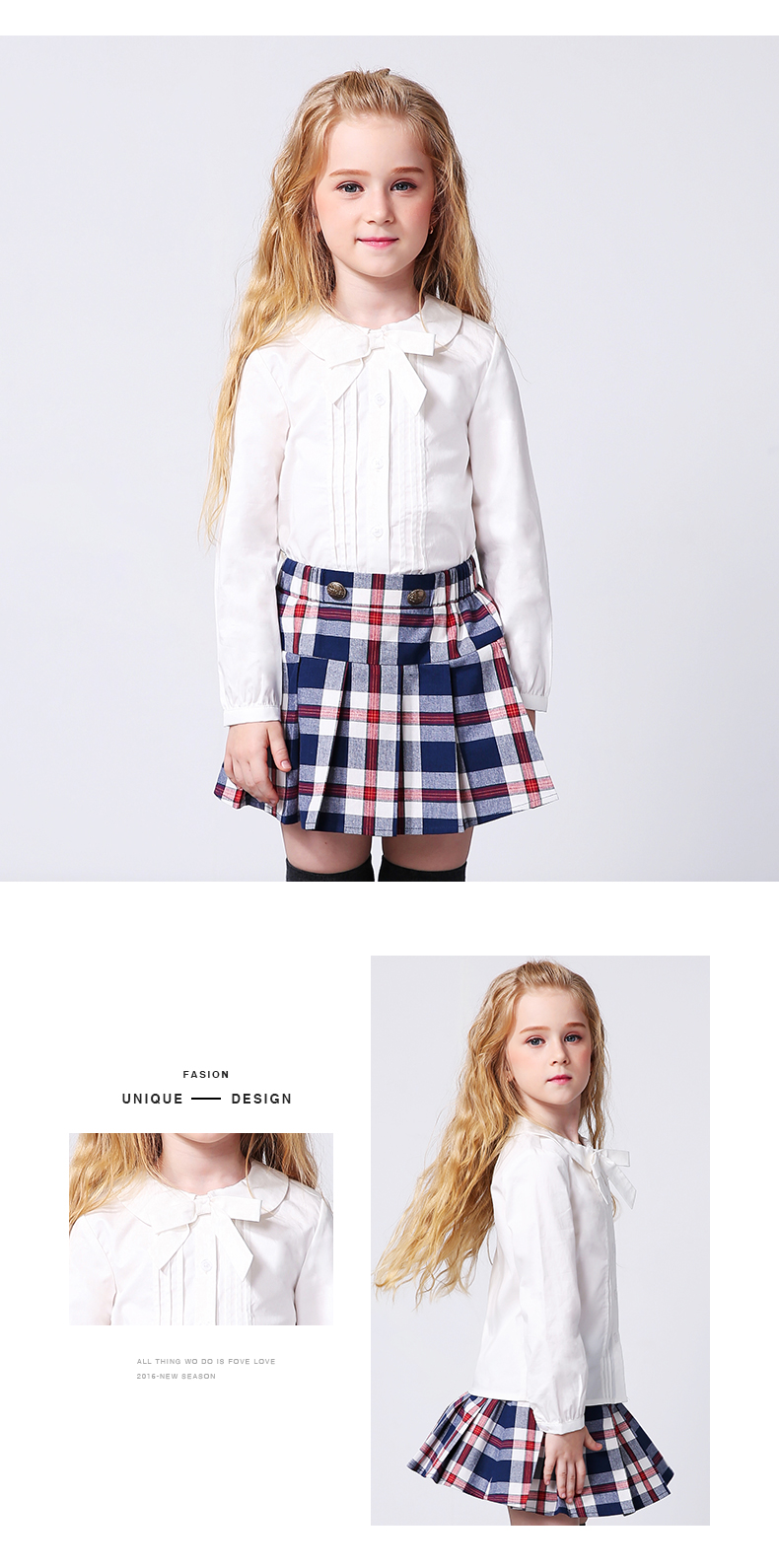Chemise fille MIQIDIDA à manche longue - Ref 2085441 Image 20