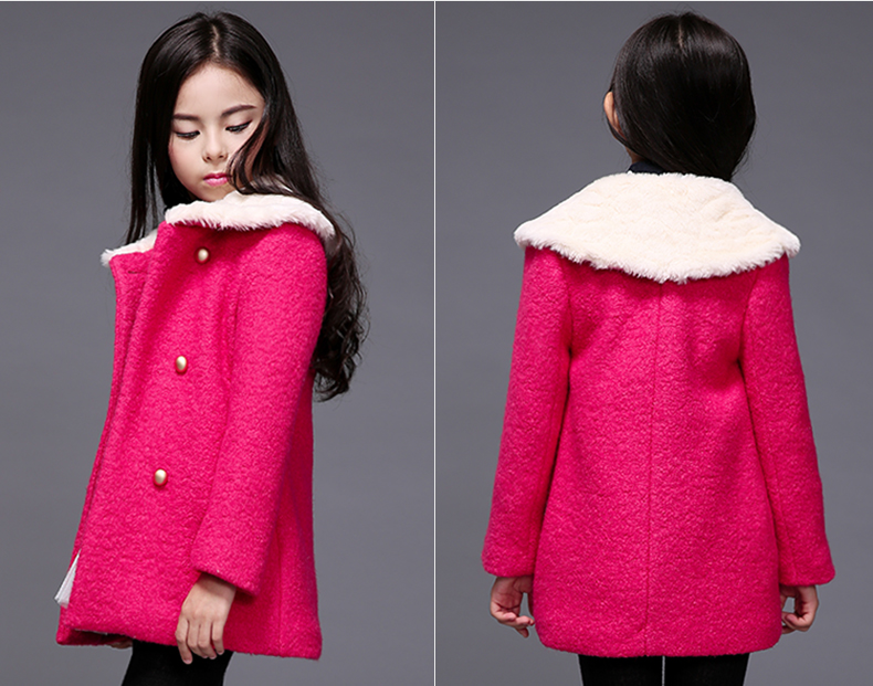 Manteau pour fille MIQIDIDA en mélange - Ref 2162254 Image 91