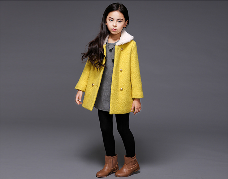 Manteau pour fille MIQIDIDA en mélange - Ref 2162254 Image 93