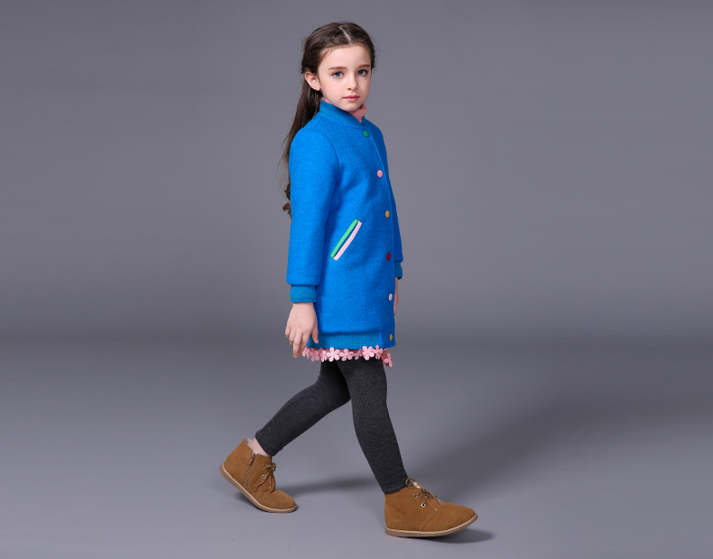 Manteau pour fille MIQIDIDA en mélange - Ref 2162170 Image 25