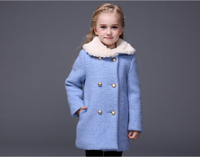 Manteau pour fille MIQIDIDA en mélange - Ref 2162254 Image 77