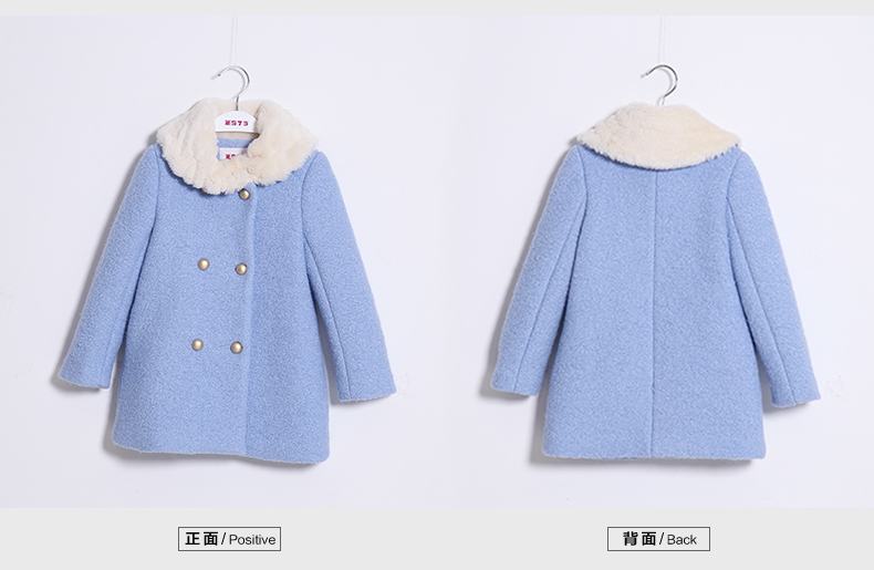 Manteau pour fille MIQIDIDA en mélange - Ref 2162254 Image 81