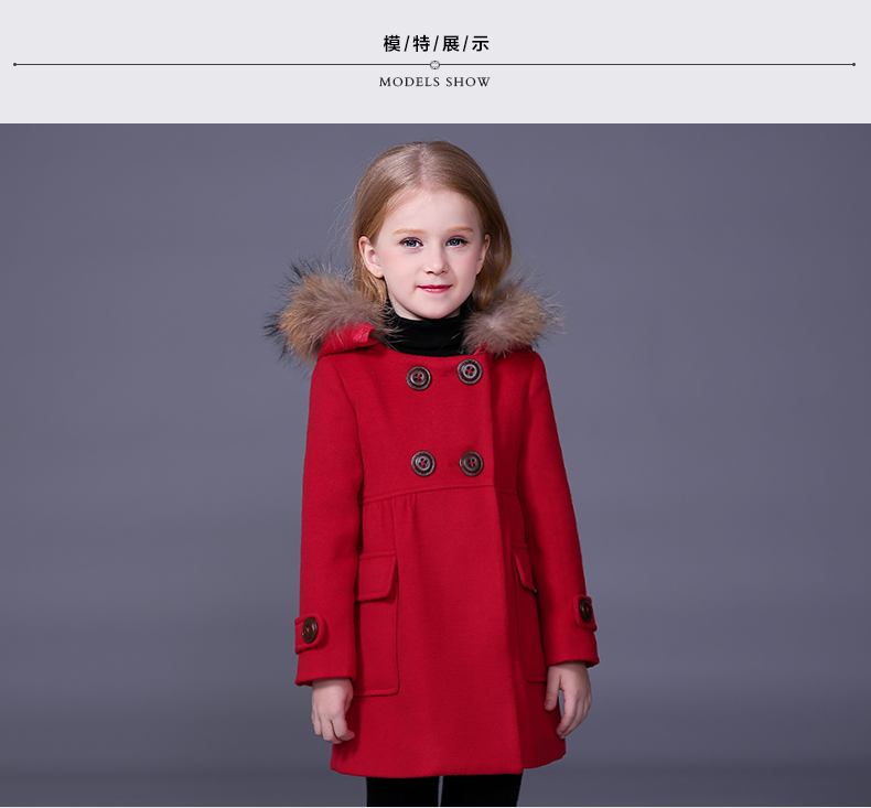 Manteau pour fille MIQIDIDA en mélange - Ref 2161557 Image 68