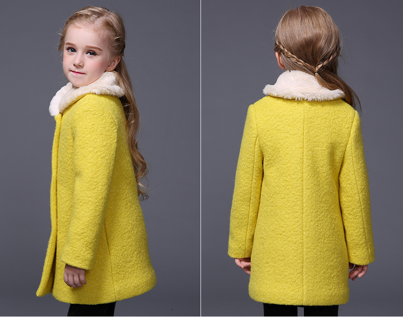 Manteau pour fille MIQIDIDA en mélange - Ref 2162254 Image 76