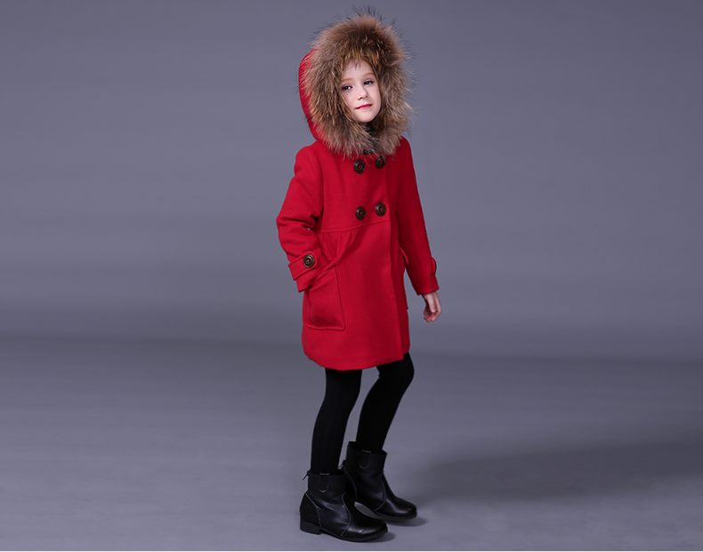 Manteau pour fille MIQIDIDA en mélange - Ref 2161557 Image 69