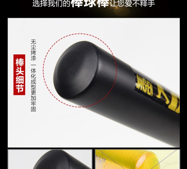Tốc độ cầm tay gậy bóng chày bat tự vệ xe bằng thép không gỉ hợp kim tự vệ gậy phòng thủ ngắn gậy bị hỏng cửa sổ sơ cứu - Bóng chày 	gậy bóng chày kim loại