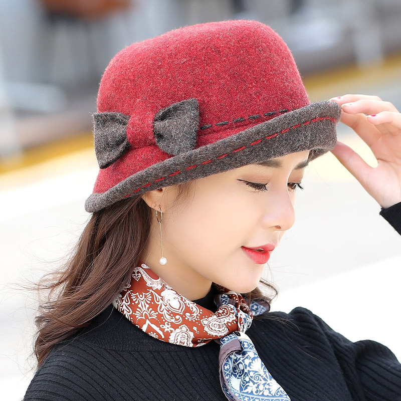 Chapeau pour femme en Melange de laine - Ref 3234110 Image 4