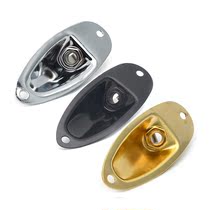 Musical instrument Guitar accessories High quality electric guitar boat socket seat Electric guitar audio output socket Black gold chrome three colors