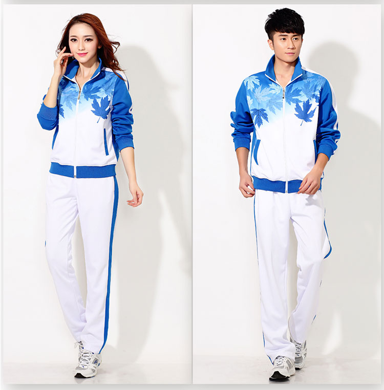 Jiamusi thể dục nhịp điệu vuông quần áo thể thao nam và nữ mùa xuân và mùa thu dài tay đôi phù hợp với hiệu suất ba mảnh phù hợp bộ quần áo thể thao nam