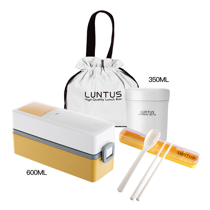 Japan ASVEL Japanese lunch box Office workers fitness light lunch box heating fat reduction Bento microwave oven