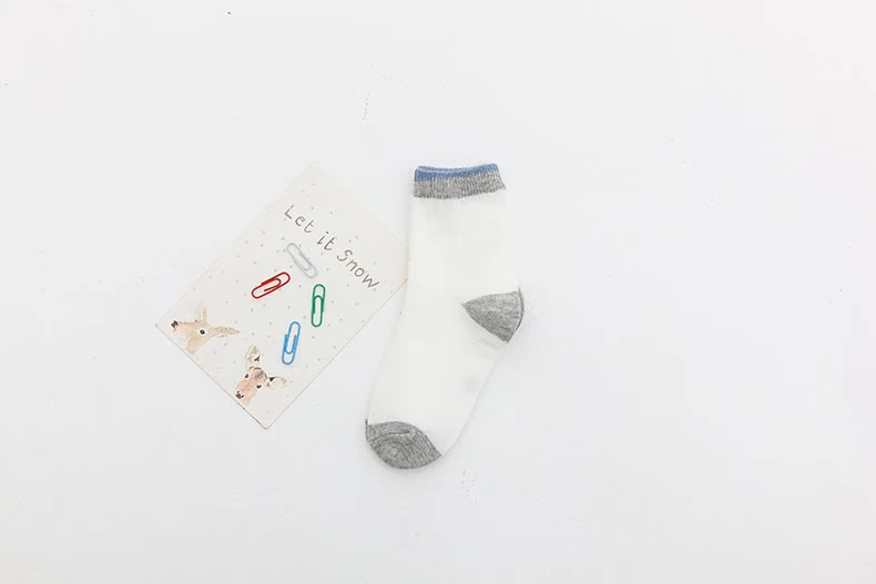 Mùa thu và mùa đông dày của trẻ em vớ cotton sợi cotton bé trai và bé gái vớ lớn 1-3-5-7-9 tuổi vớ dày lông cừu thu đông cho bé