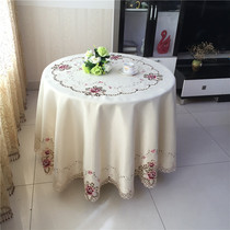 Foreign trade original single European style embroidery tablecloth tablecloth tea bar cloth round tablecloth