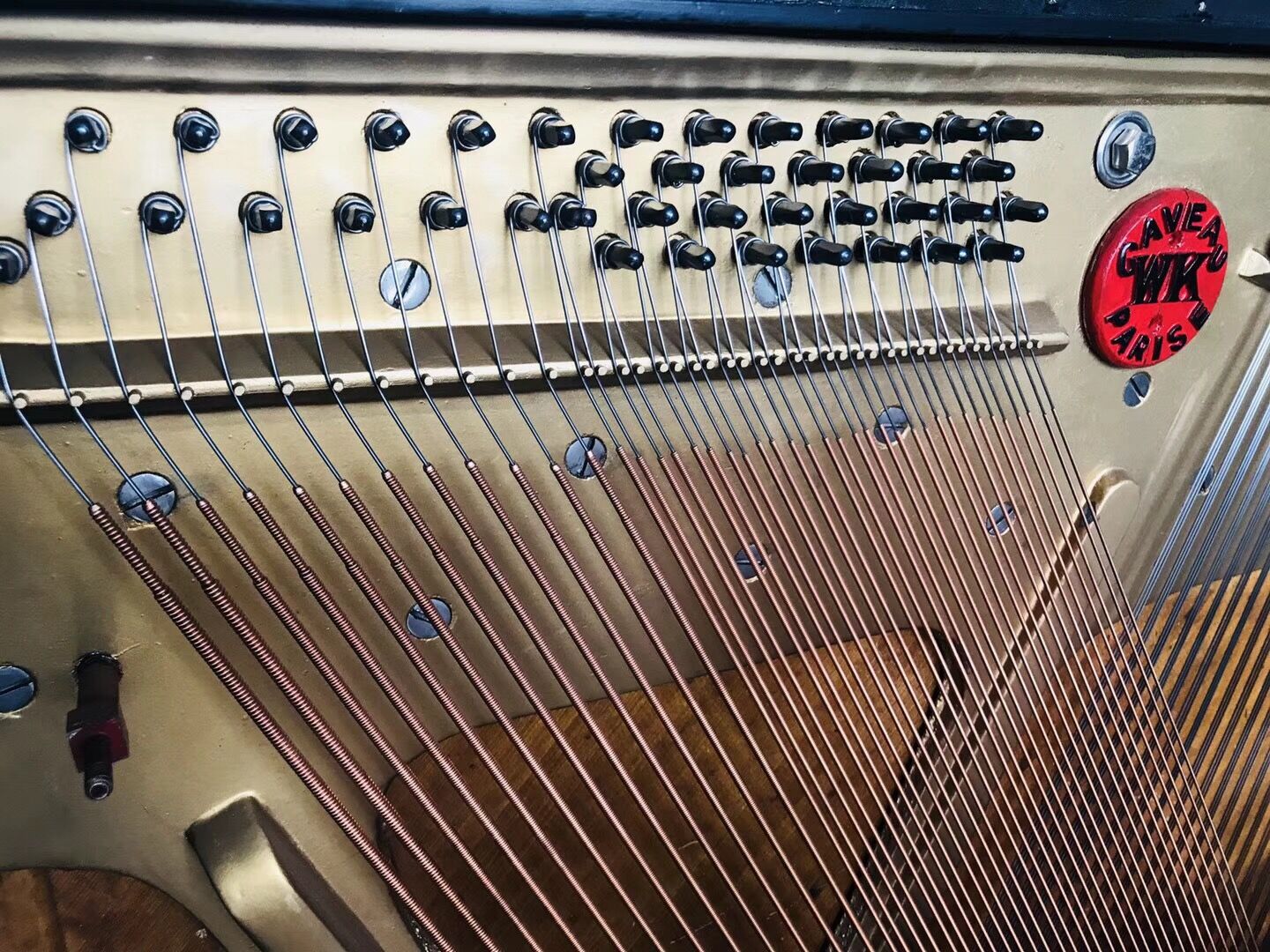 Pháp nhập khẩu đàn piano cổ Jiawo GAVEAU dành cho người lớn Bộ sưu tập đàn piano dọc nhà rất có giá trị - dương cầm yamaha p80