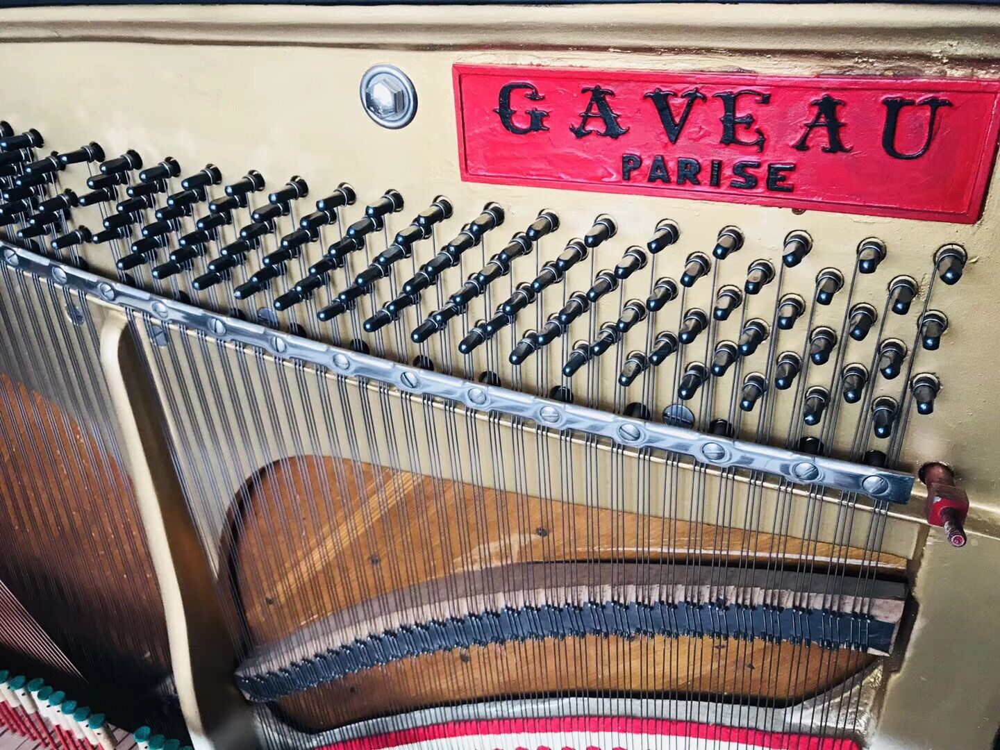 Pháp nhập khẩu đàn piano cổ Jiawo GAVEAU dành cho người lớn Bộ sưu tập đàn piano dọc nhà rất có giá trị - dương cầm yamaha p80