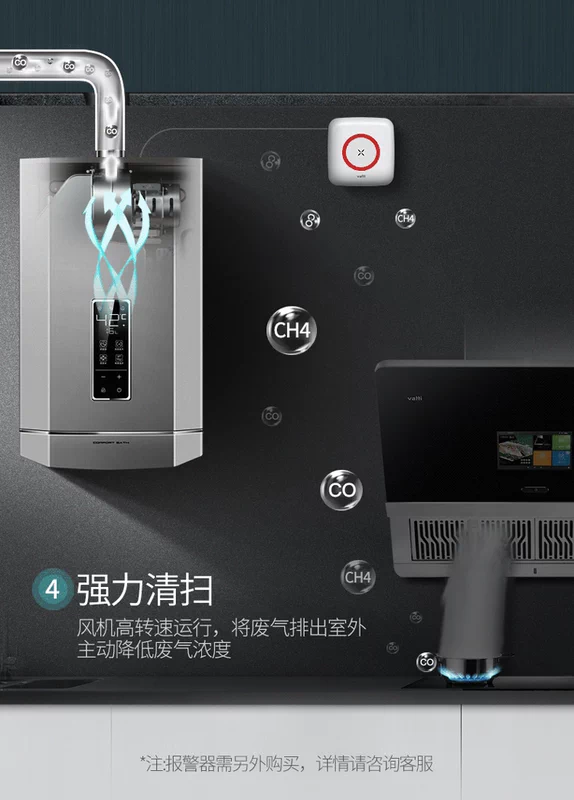 Vantage nhiệt độ không khí nóng máy nước nóng i12055-16 lít nhà bếp khí đốt tự nhiên hóa lỏng cho thuê khí đốt than - Máy đun nước