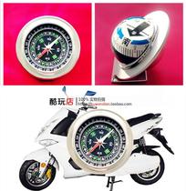 Horse riding electric car modification compass Fuel tank cover decoration Compass decoration Motorcycle car modification accessories