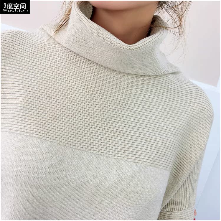 Siêu lửa lưới đỏ chất lượng cao áo len dài của phụ nữ áo len lỏng phiên bản lớn của áo sơ mi màu rắn hoang dã áo gile len nữ