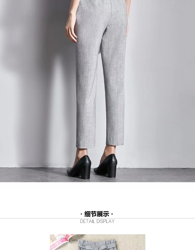 [99 nhân dân tệ mới] Quần legging thông thường của Vatican Quần nữ chân Hàn Quốc 2018 xuân mới eo cao Quần short bút chì thời trang trung niên nữ cao cấp 
