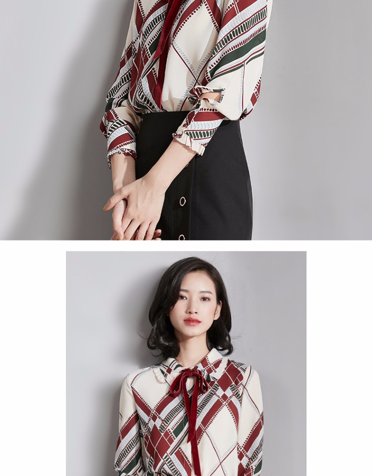Mới áo sơ mi nữ dài tay trắng