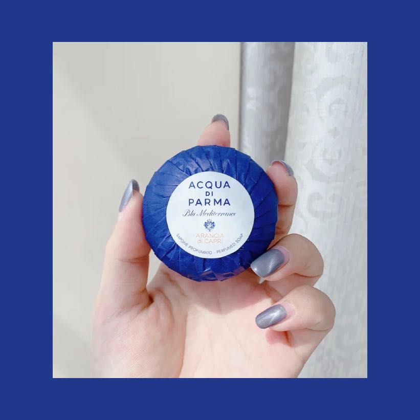 Water of Parma Soap Blue Mediterranean Capri Orange Fragrance Soap 50g Acqua Di Parma