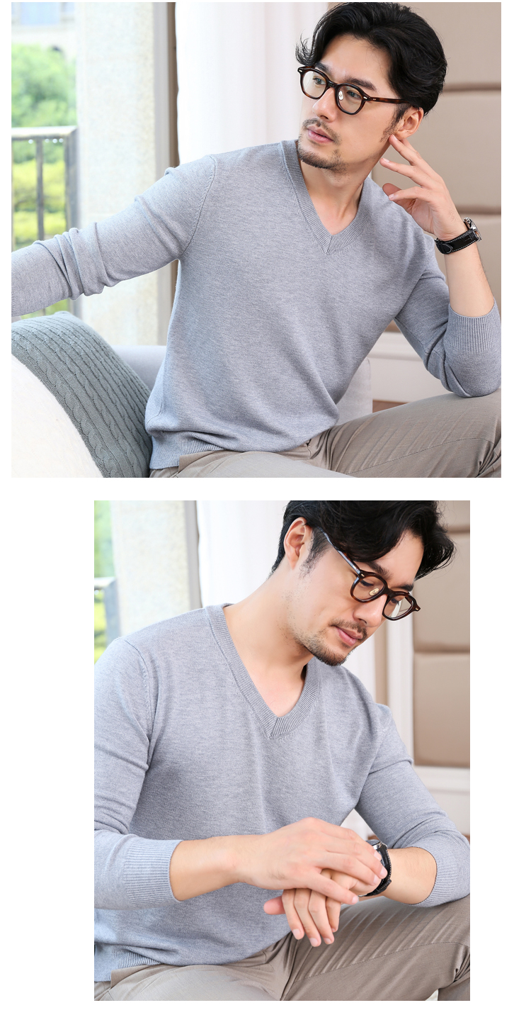 Áo len cổ lọ nam mùa thu và áo len cashmere size lớn phiên bản Hàn Quốc của áo len đẹp trai 2018 mới giản dị áo nam