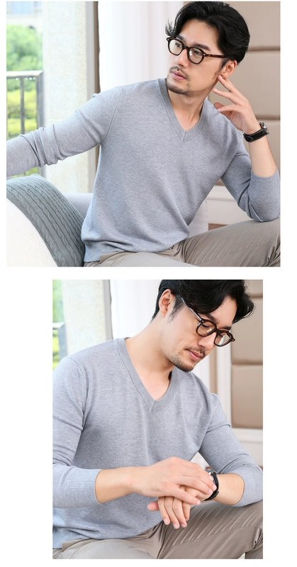 Áo len cổ lọ nam mùa thu và áo len cashmere size lớn phiên bản Hàn Quốc của áo len đẹp trai 2018 mới giản dị