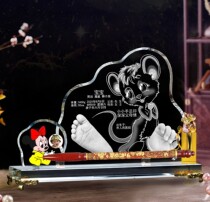  Guangzhou hand and foot print souvenirs Baby hand and foot print mud Hand mold Foot mold baby fetal hair pen 100 days umbilical cord chapter