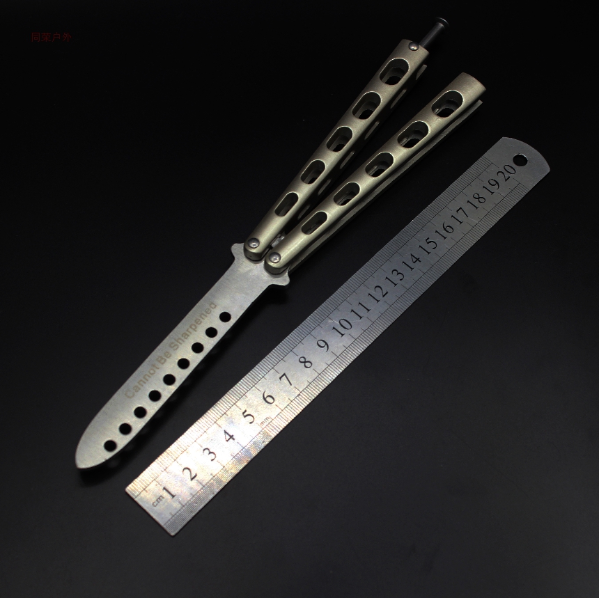 Dao bướm dao không gọt dao thực hành dao Bướm dao liềm công cụ thực hành dao đinh tán bảo trì miễn phí - Công cụ Knift / công cụ đa mục đích kìm nhật đa năng