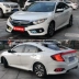 2017 Honda mười thế hệ hàng đầu của Typer cánh sửa đổi ban đầu xe cố định cánh gió thể thao cánh lớn đuôi Sopida trên