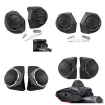 Harley Supreme Glide Dual Lights Road King Big Glide Road Modified Trunk Backrest Speaker Audio