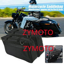Harley Grand Glide Road King Double Light Street Glide Lined Waterproof Tote Bag Side Case Storage Bag Duffel Bag