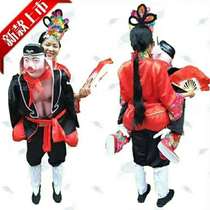  Old man backs wife performance performance props Zhang Gong backs Zhang Po folk pigs back daughter-in-law social fire drama