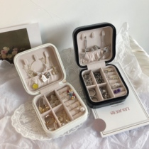 South Korea European and American jewelry box ins style simple storage box travel portable portable accessories box