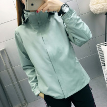 Outdoor sports stormtrooper jacket Men and women lovers three-in-one solid color warm windproof waterproof jacket Hiking hiking jacket