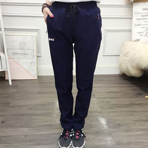 Outdoor Punch Pants Spring Autumn Winter Lady Gafu Thickened Warm Loose Windproof Soft Shell Pants Breathable Mountaineering Long Pants