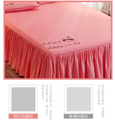 Váy ngủ đơn mảnh chống trượt trải giường 1,5 giường 1,8m gạo giường loại giường đôi Simmons nệm bọc giường váy