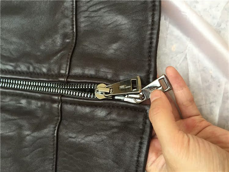 Mùa thu và mùa đông mới ve áo Slim retro thăng trầm lớp da cừu cũ áo khoác nam áo khoác ưu đãi đặc biệt - Quần áo lông thú áo cardigan nam