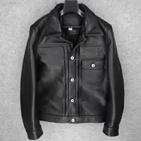 Dụng cụ denim 506XX cổ điển! Nissan cải tiến da ngựa mềm nam da nam đặc biệt áo khoác nam đẹp