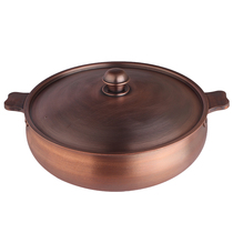Copper hot pot induction cooker copper pot copper pot hot pot special pot Mandarin duck pot pure copper home old Beijing shabu mutton