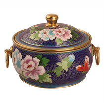 Cloisonne copper hot pot hot pot one person person small hot pot home small induction cooker small copper pot copper pot copper stove
