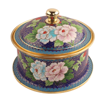 Cloisonne copper hot pot special pot single hot pot small copper pot induction cooker commercial small one pot