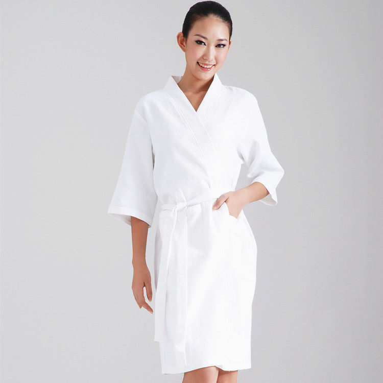 Waffger Bathrobe Cotton Factory Direct Sales Bathrobe Bathrobe Massage Bathrobe Bathrobe Bathrobe