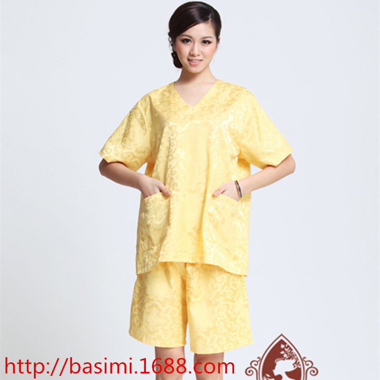 New promotion upscale golden sauna kimono kimono technician work clothes clubhouse uniform guests sweaty-Taobao